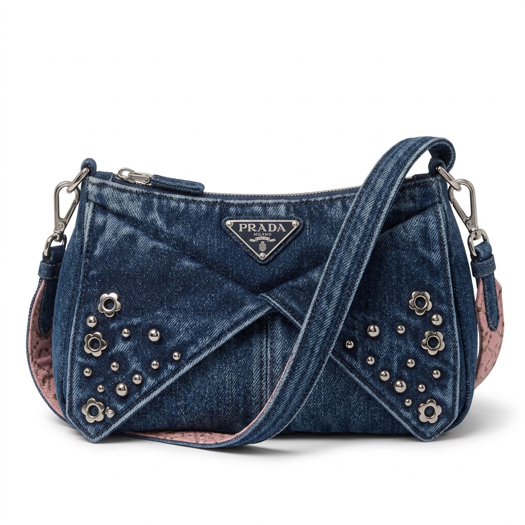 Prada Mini Jeans Azul