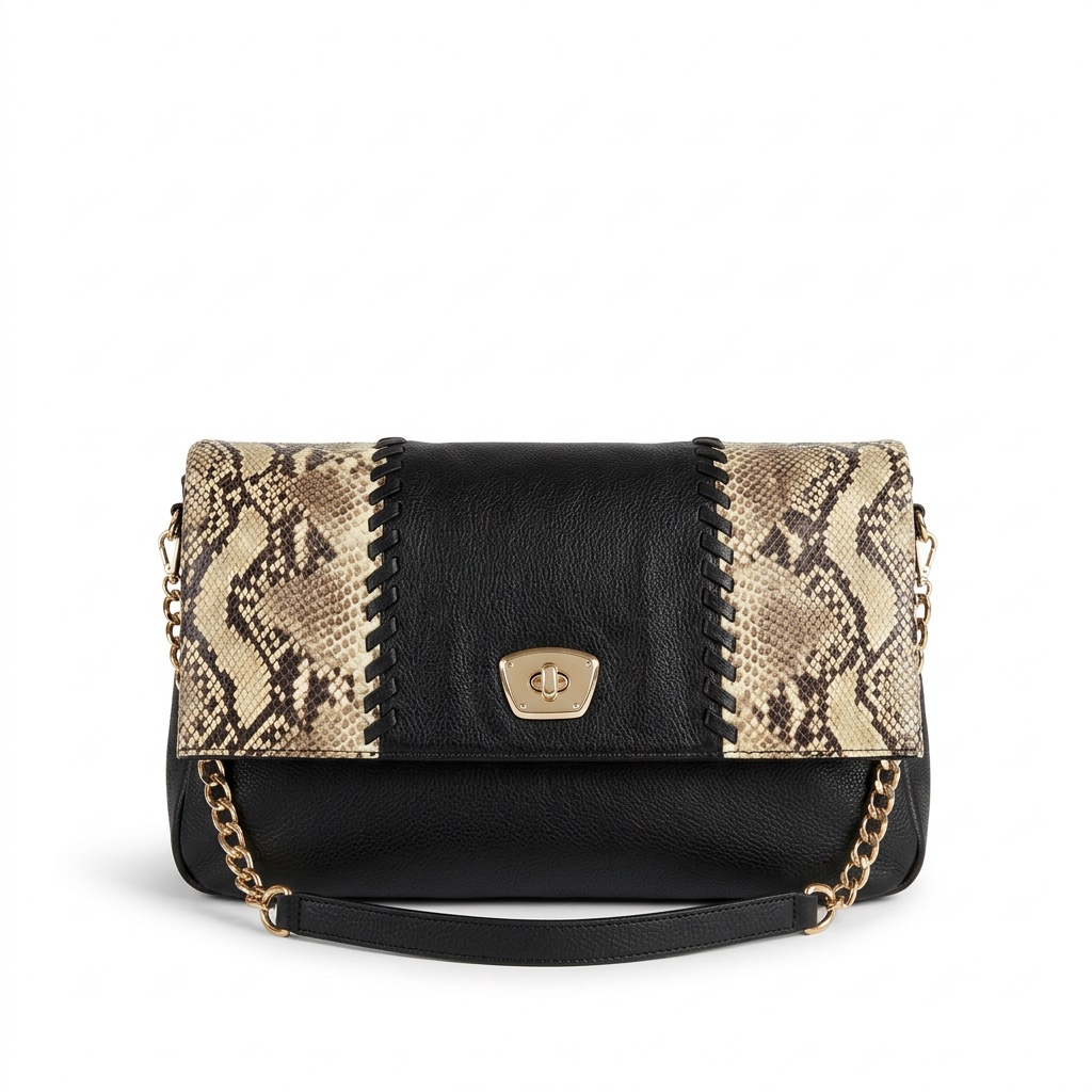 Cartera Cuero Serpiente