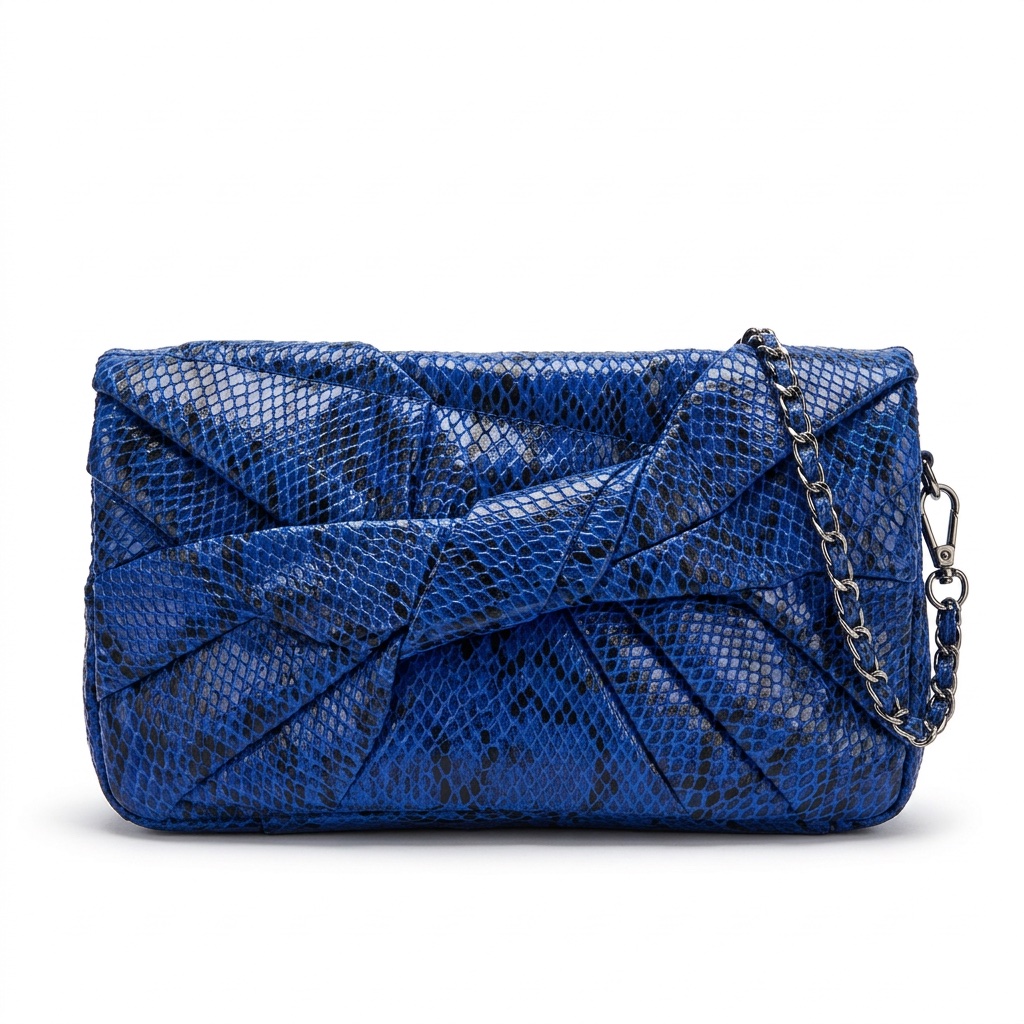 Crossbody Azul Serpiente 